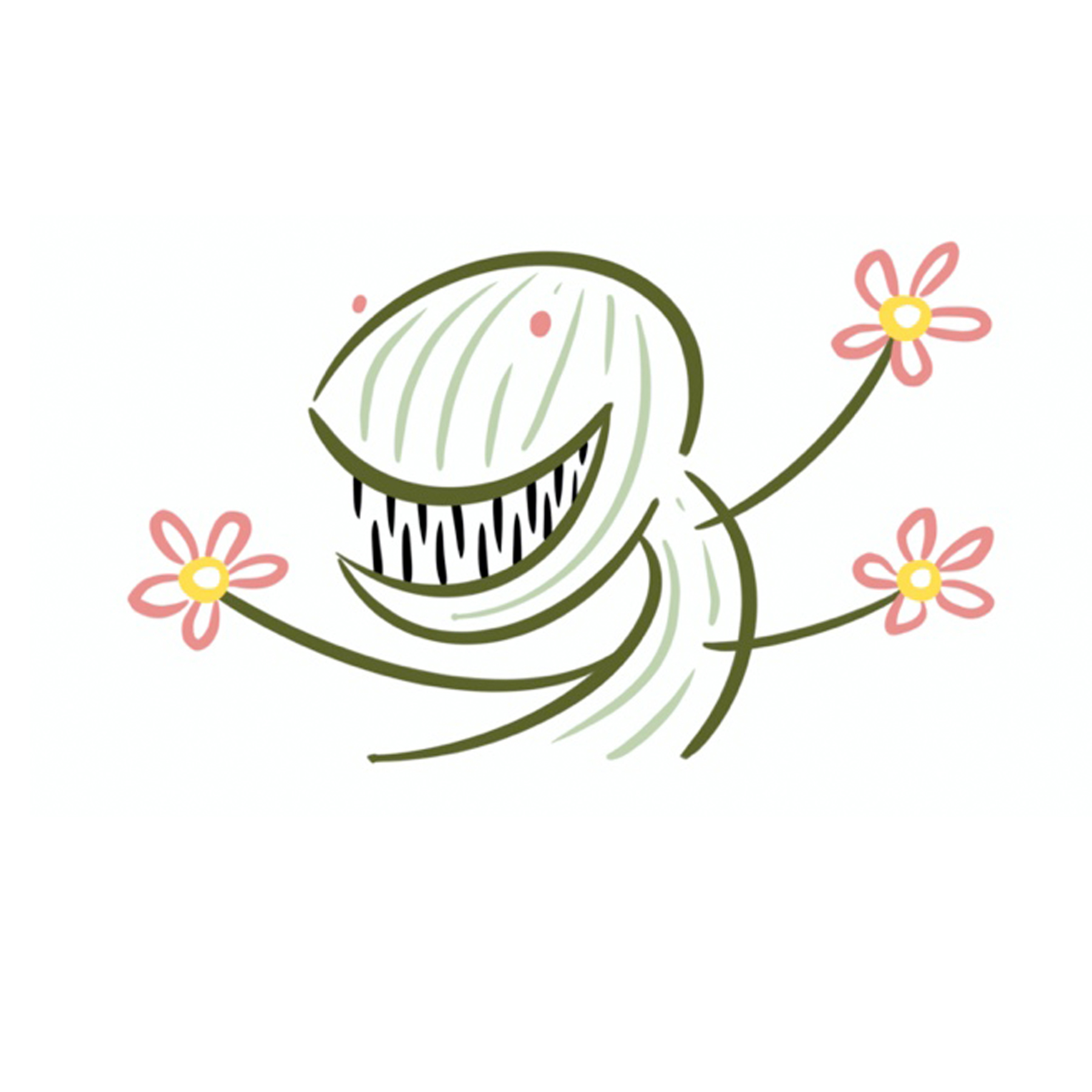 Cartoon of Venus Flytrap