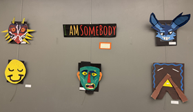 I am somebody, drawings of characters