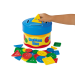 Button size sorting container for kids.