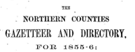 Norther Counties Gazetteer