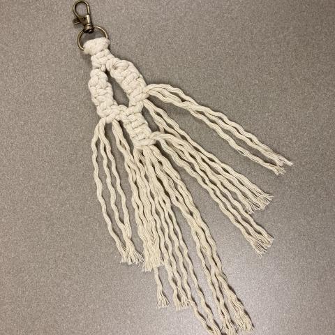 Macrame keychain