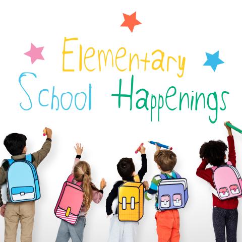 Children writing on wall