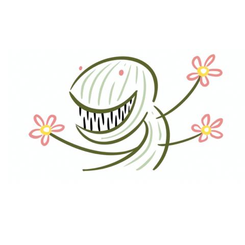 Cartoon of Venus Flytrap