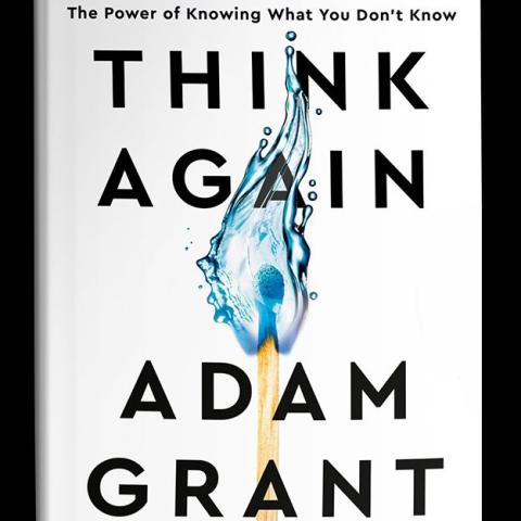 Think Again by Adam Grant book cover