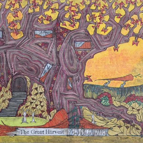 Drawing by artist Jennifer Hauser