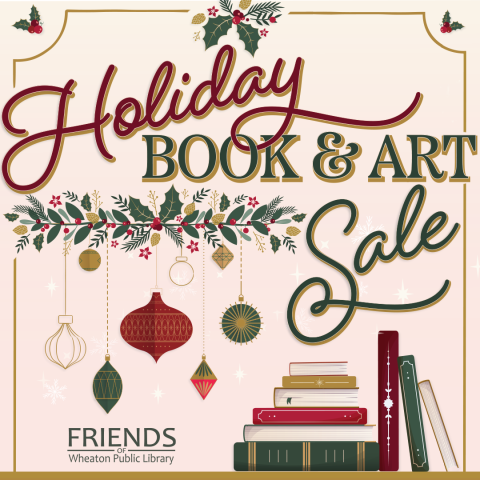 Holiday Book & Art Sale logo
