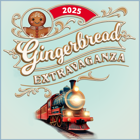 Gingerbread Person and Train