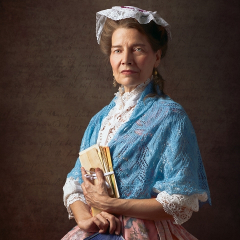 Actress & storyteller Megan Wells portraying Abigail Adams