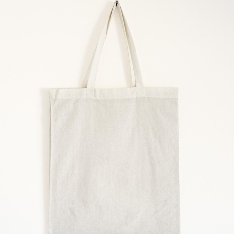 Plain, canvas tote bag