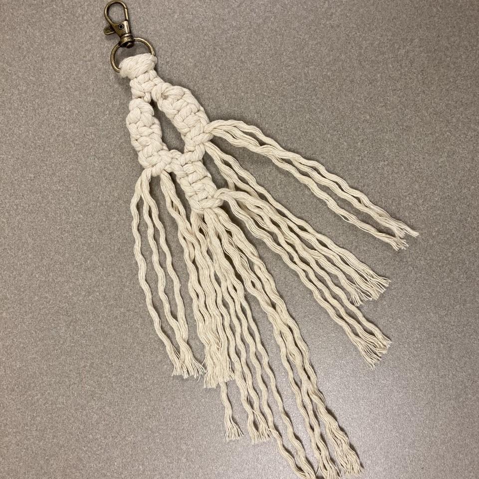 Macrame keychain
