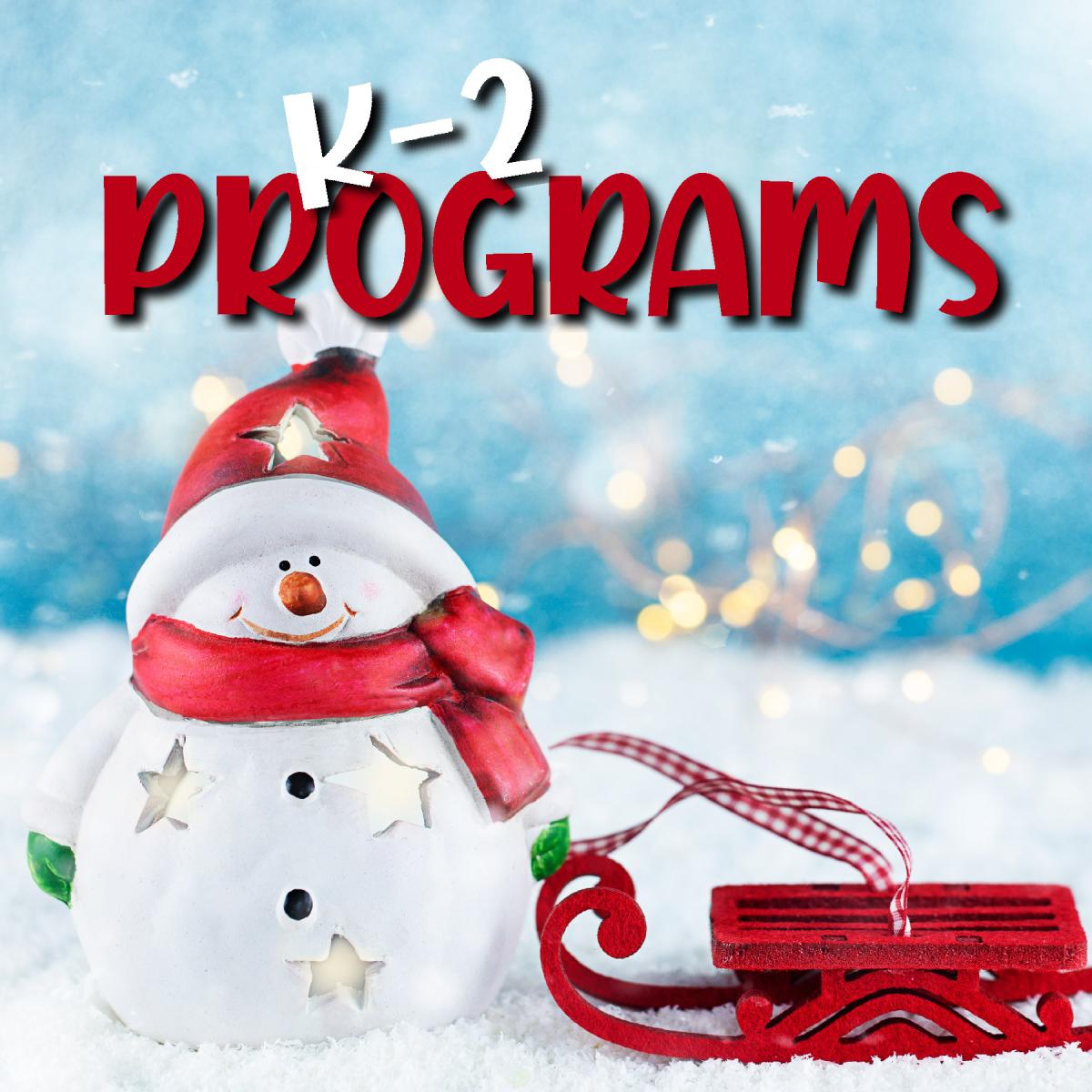 Snowperson with a sled