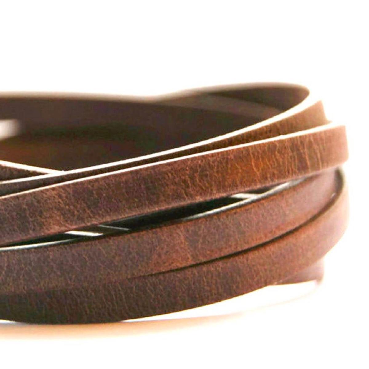 Leather wrap bracelet 