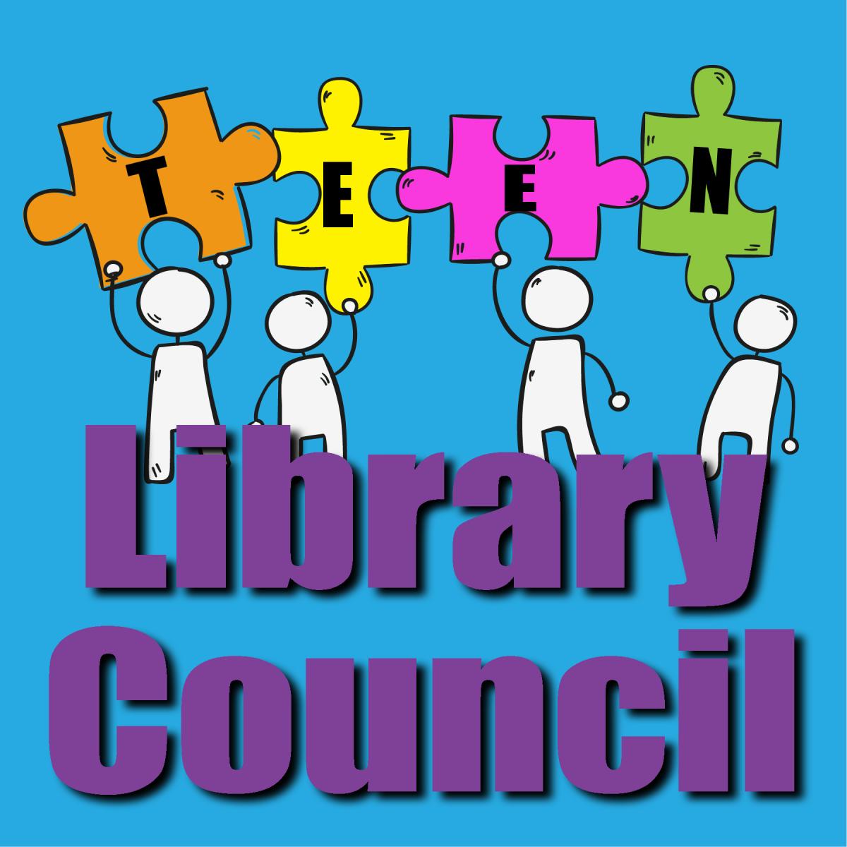 Stick characters holding up puzzle pieces that read "Teen"