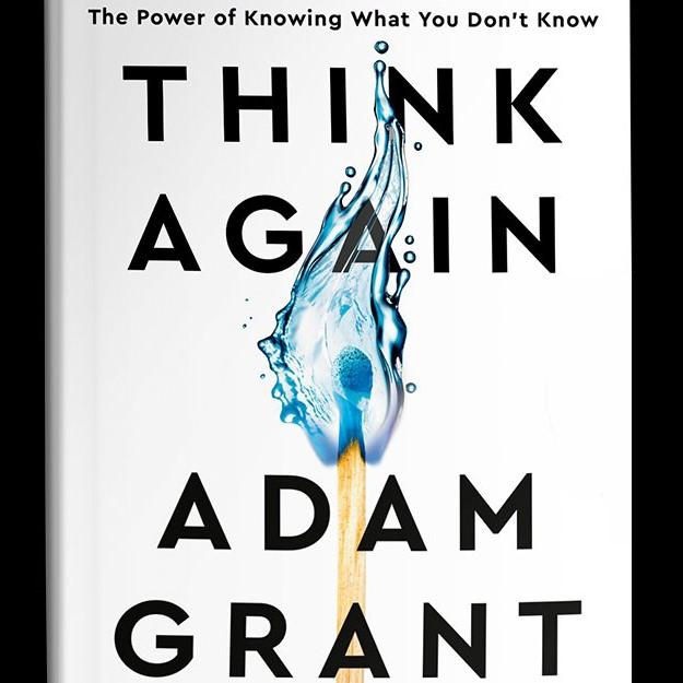 Think Again by Adam Grant book cover
