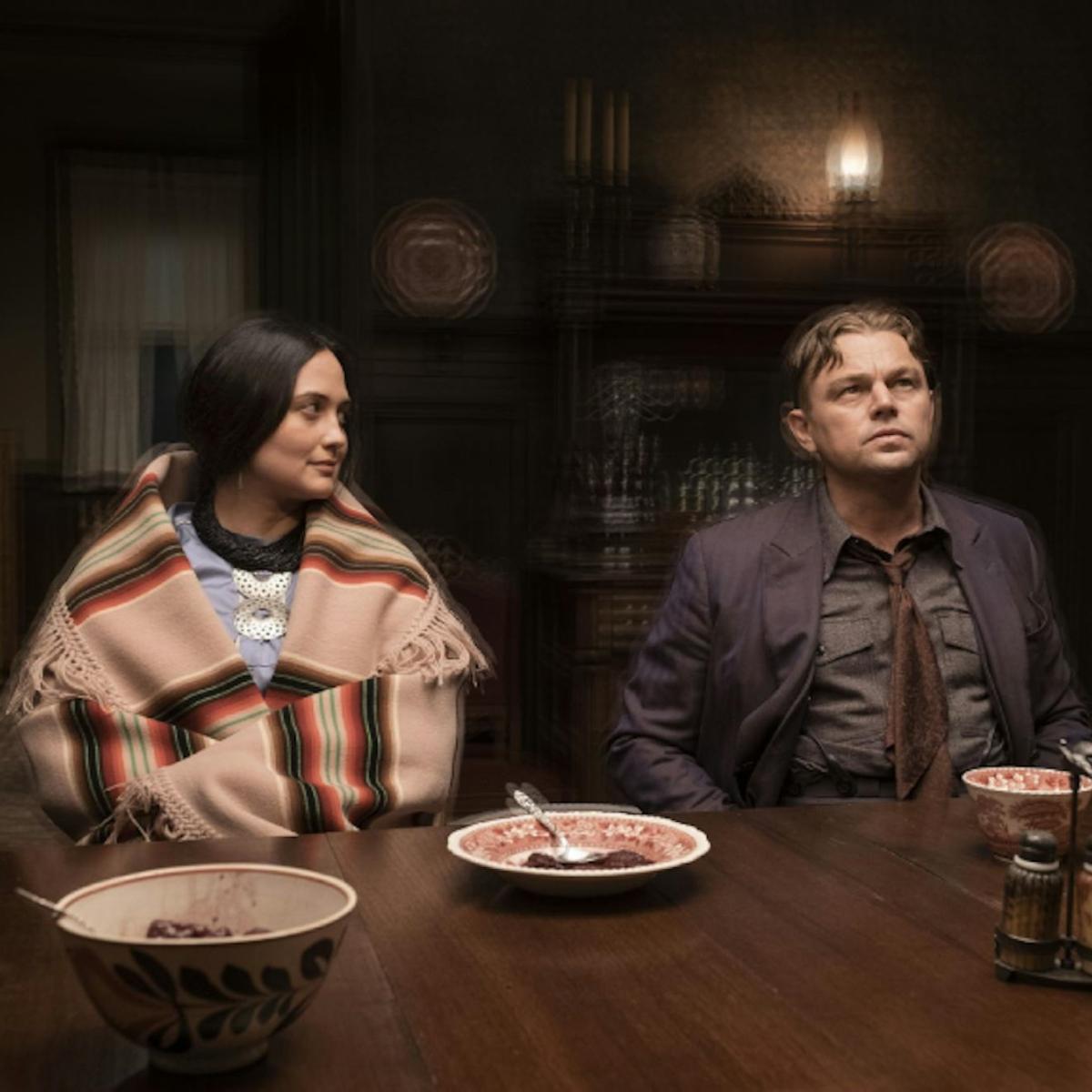 Indigenous woman looking at husband looking away