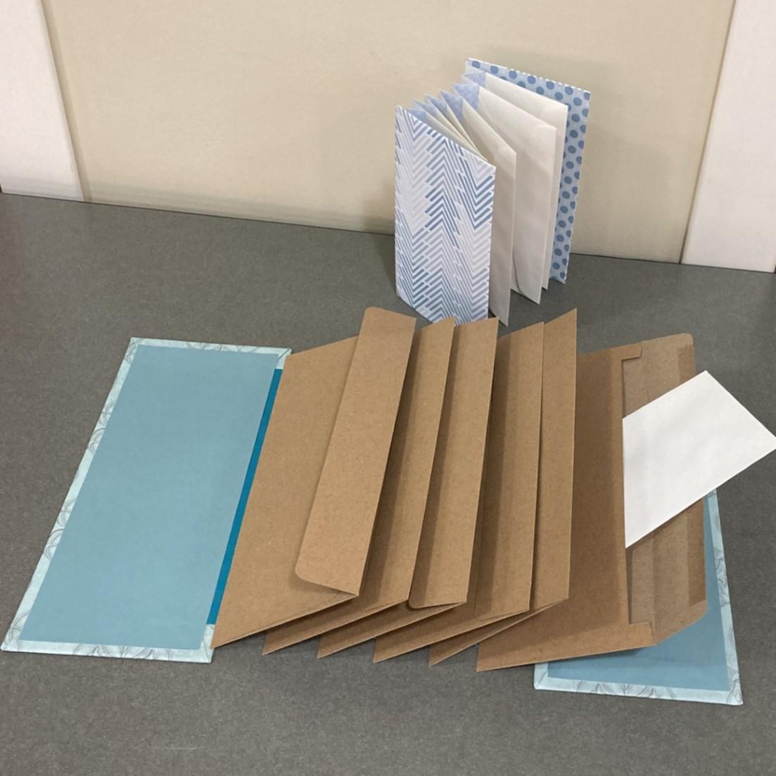 Envelope book craft samples