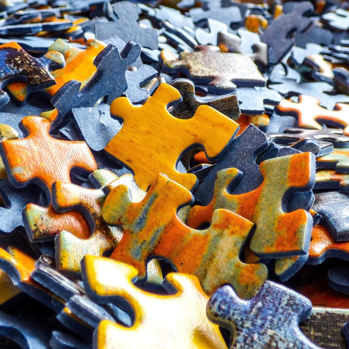 Jigsaw puzzle pieces