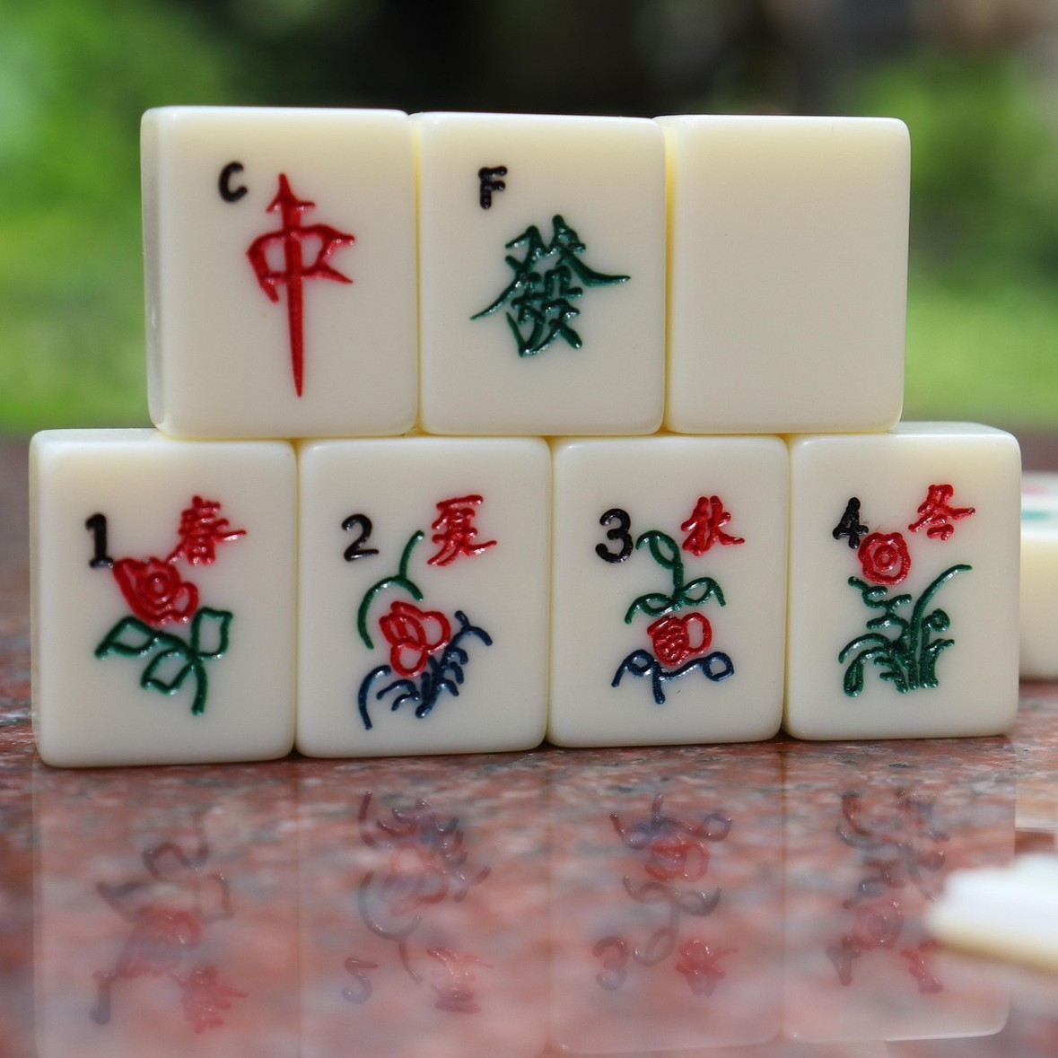 Mahjong tiles